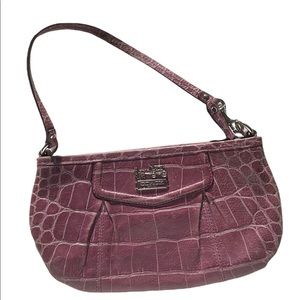 Purple Coach Wristlet/Mini Handbag